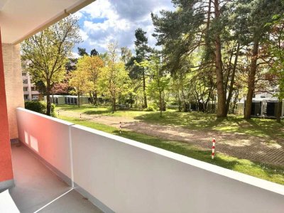 * HAPPY FAMILY * frisch RENOVIERT mit BALKON * ERDGESCHOSS in WALDLAGE * KL WEST *