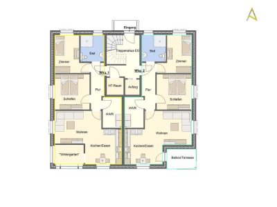 Moderne barrierearme Neubauwohnung (Nr. 1)
