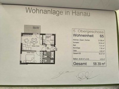Moderne* neuwertige 3 ZKB -ETW in ruhiger Süd - West-Lage ***