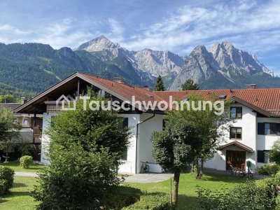 Tauschwohnung: 3-Zimmer-Flat mit Alpenpanorama Garmisch für München-Flat
