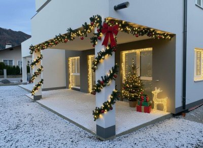 Weihnachten im neuen Zuhause! Jetzt kaufen - sofort beziehen - Gartenwohnung mit Bergblick!