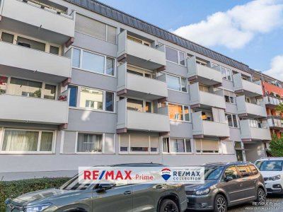 Stilvoll investieren mit fast 5% Rendite– vermietetes Apartment mit Westbalkon in Untersendling