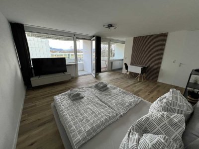Modernisierte 1-Zimmer-Wohnung mit Balkon und Einbauküche in Kempten