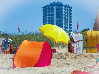 Modernisiertes, gepflegtes Einraumapartment mit Teilseesicht im Haus Frische