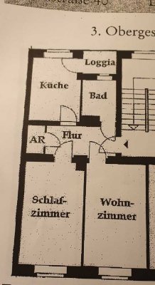 Gepflegte 2-Zimmer Wohnung mit Balkon im 3. OG in Dresden Leipziger Vorstadt