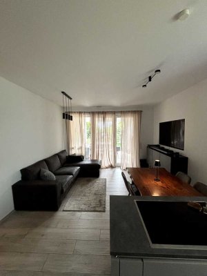 Möblierte 3,5-Zimmer-Gartenwohnung mit gehobener Ausstattung im frankfurter Mertonviertel