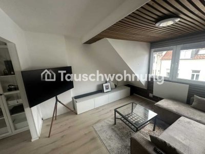 Tauschwohnung: 1 Zimmer, frisch saniert mit Einbauküche und großem Balkon