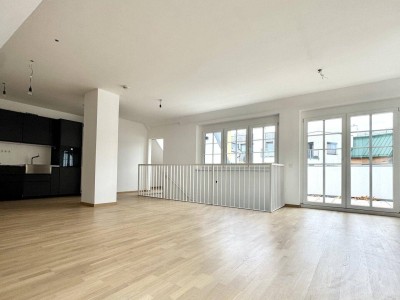 Unbefristeter WG-Traum im Biedermeier-Schlössl – 5-Zimmer-Maisonette mit 2 Bädern und großzügiger Terrasse!