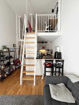 Bad beziehbar: Bezauberndes Galerie-Apartment mit Terrasse