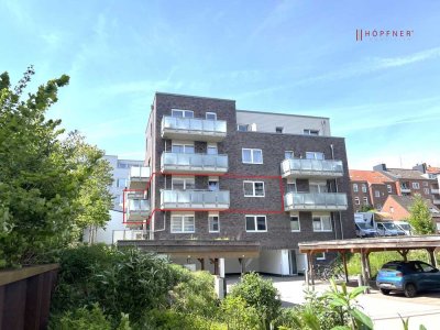 Barrierearm wohnen nahe der Förde: Moderne 2-Zimmer-Eigentumswohnung mit zwei sonnigen Balkonen
