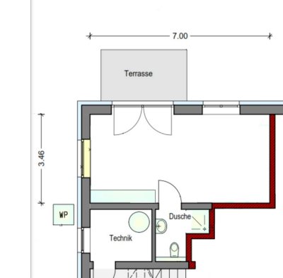 Modernes 1-Zimmer-Apartment mit Garten / HN Ost