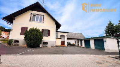 Familienoase in Feldbach: Großzügiges Haus mit zwei Wohneinheiten, Garten, Garage und 1.510 m² Grund inkl. Mieteinnahmen!