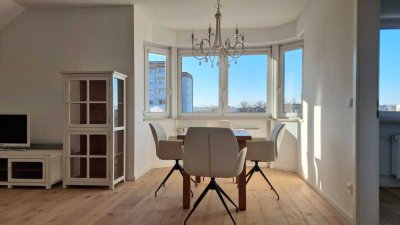 Hochwertige 2-Zimmer-Dachgeschosswohnung 60 m² mit Tiefgaragenstellplatz – Erstbezug nach Sanierung