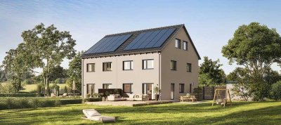 DHH-Studio-400 m² GS – Garage „JETZT RESERVIEREN“  PV-Anlage - schlüsselfertig - QNG