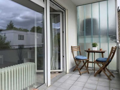 Möblierte 2-Zimmer-ETW mit Balkon und EBK | ruhige lage |