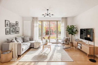 3-Zimmer-Gartenwohnung inkl. Hobbyraum und Tiefgarage in ruhiger Lage von Lochhausen