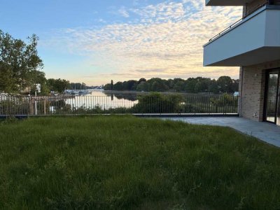 Direkter Wasserblick-Erstbezug- 3- Zi/Whg/Erstbezug/75m² Gartenanteil/ Terrasse