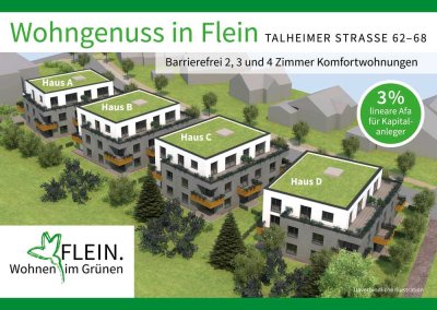 1 ,5 Zimmer Wohnung mit Terrasse und Gartenanteil