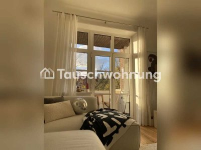 Tauschwohnung: Schöne helle Altbauwohnung mit Balkon nahe Stadtpark
