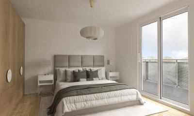 Elegantes Wohnen über Golzheim – modernisiertes Penthouse mit Kamin & Luxusdetails