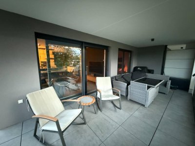 Moderne 2-Zimmer-Wohnung mit XXL-Balkon und Tiefgarage beim ORF Park