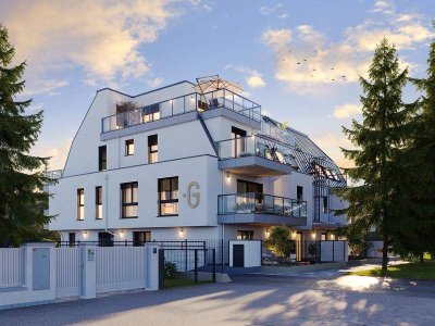 Hoch hinaus. Exklusives 5-Zimmer Penthouse nur 5 Gehminuten zur Alten Donau entfernt