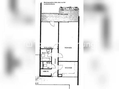 Tauschwohnung: Tausche 2-Zimmer-Wohnung gegen mindestens 3-Zimmer-Wohnung