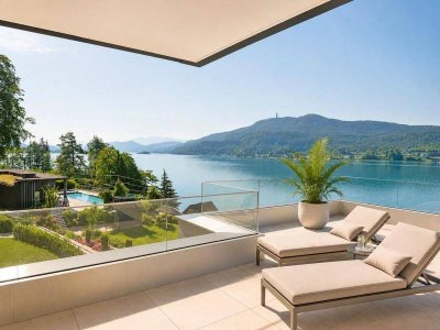 Exklusive Seeresidenz mit Infinity-Pool und privatem Seezugang am Wörthersee