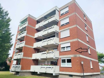 **Geräumige Etagenwohnung mit viel Grünfläche nahe des Warendorfer Schulzentrums**