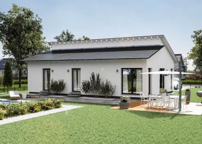 Der elegante Bungalow mit versetztem Pultdach. Inkl. Technik- und Finishpaket!!! Ohne Grundstück!!!