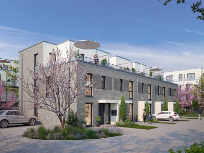 Bauteil 6 – Mittelhaus RH 03 – „Ihr neues Stadthaus mit Flair und Dachterrasse wartet!“