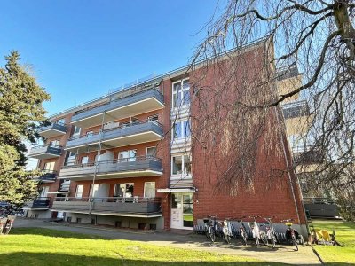Bezugsfreie, helle 1-Zimmer-Eigentumswohnung mit Balkon und separater Küche im Bürgereschviertel
