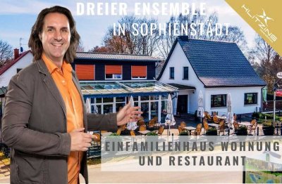 ⭐ 3 in Einem Paket - Haus - Wohnung - Restaurant - PROVISIONSFREI ⭐