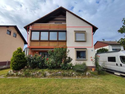 3,5-Zimmer-Wohnung (90qm) in Ingolstadt mit Balkon, Garten, Garagenstellplatz, Keller, Treppenlift