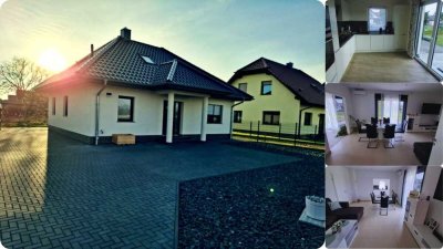 Kremmen: 10 Min S-Bhf, gepflegter, sonniger Bungalow, Baujahr. 2017, 4 Zi., ca. 130 m2