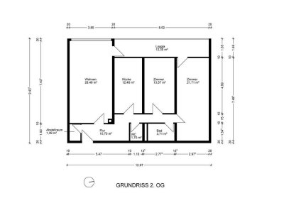 3-Zimmer-Wohnung in der Hermann-Steinhäuser-Straße 4 in Offenbach am Main