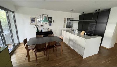 Exklusiver Neubau: 5-Zimmer-Erdgeschosswohnung mit Garten in Heidelberg-Weststadt