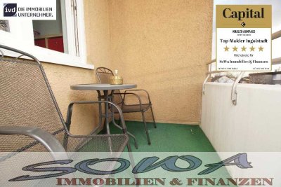 Gemütliche 2 Zimmer Wohnung mit Balkon inklusive Tiefgaragenstellplatz in Neuburg - Ein Objekt vo...