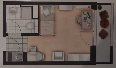 Studentenapartment - modernes 1-Zimmer-Apartment - UNI Centro II