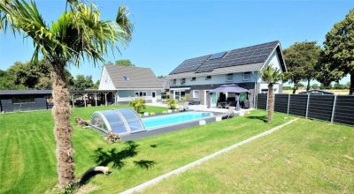 Luxuriöses Landhaus mit beheiztem Pool auf 4000 m² Grundstück
