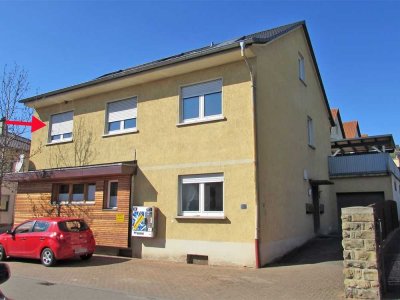 3-Zimmer-Wohnung mit großer Terrasse und Garage in Östringen!
