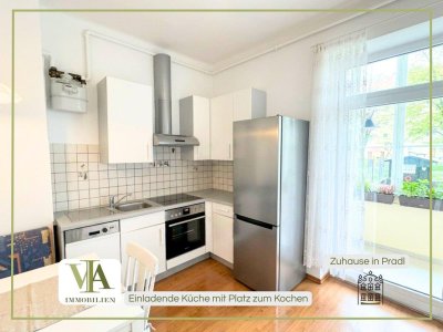 Gepflegte 2-Zimmer-Wohnung mit ca. 60 m² Wohnfläche und verglastem Balkon in Pradl