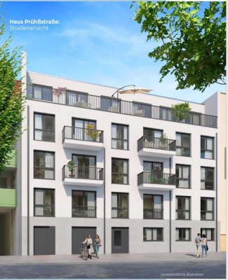 Erstbezug - Modernes 2-Zimmer-Penthouse mit 2 Balkonen & Aufzug