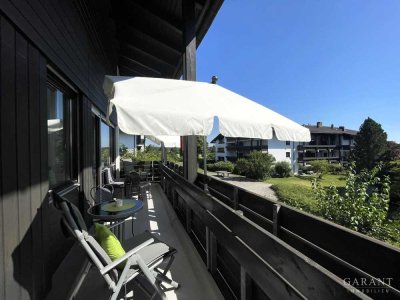 Helle 2 Zimmer-Mietwohnung mit großem Balkon & Blick ins Grüne - Toplage in Prien am Chiemsee