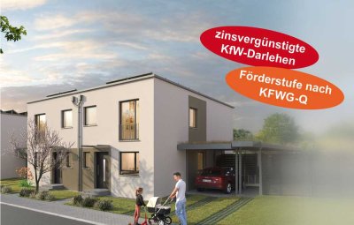 Familienfreundliches Wohnen - DHH im Neubaugebiet Dudenhofen inkl. Grundstück