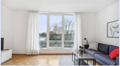 2-Zimmer-Penthouse-Wohnung mit lux. Ausstattung mit Dachterrasse und EBK in Meerbusch