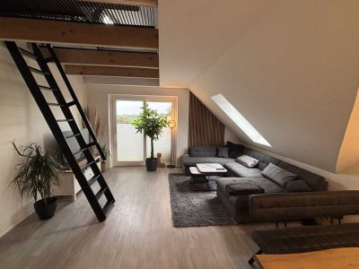 Moderne großzügige Wohnung über 2 Etagen