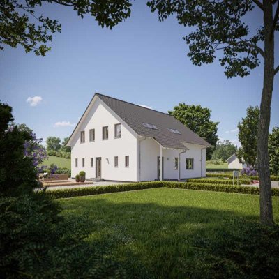 Bauen Sie ihr  großes Doppelhaus mit Freunden und Familien
