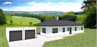 Naturnahes Baugrundstück mit geplantem Bungalow in Straubing‑Ittling