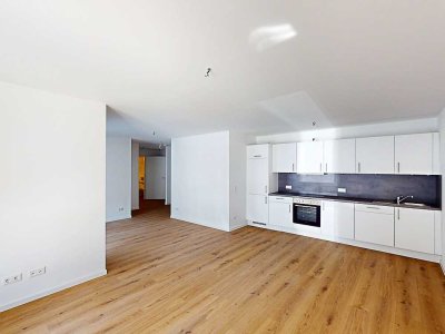 Modernes Wohnkonzept: 3-Zimmer-Erdgeschosswohnung mit EBK und Terrasse